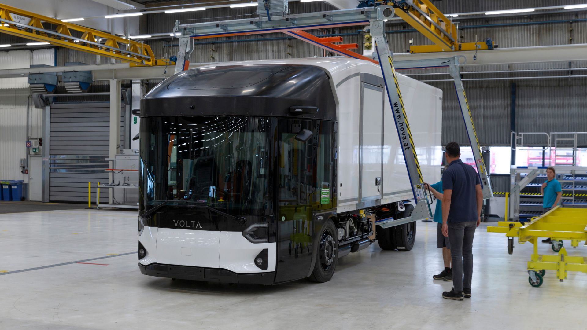 First full-electric Volta Zero drives off the production line in Steyr, Austria