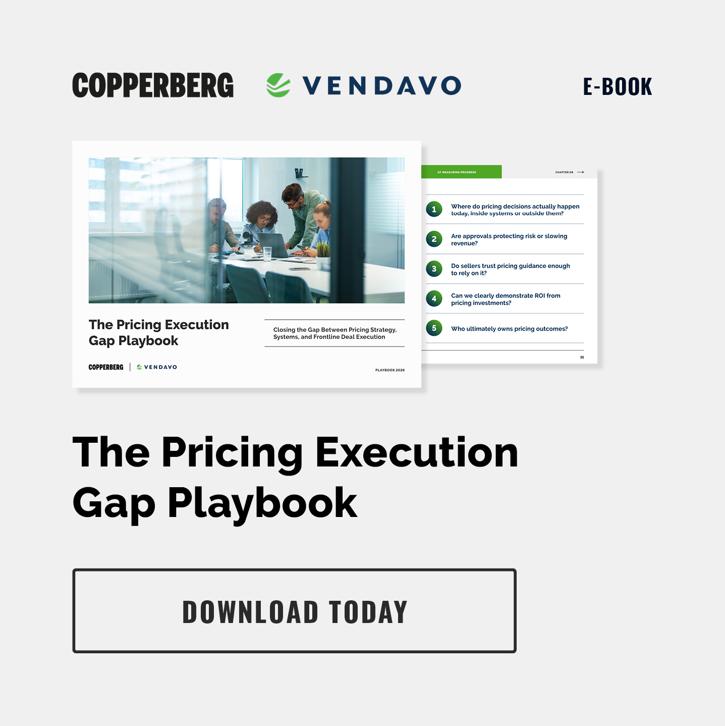 The Pricing Execution Gap Playbook