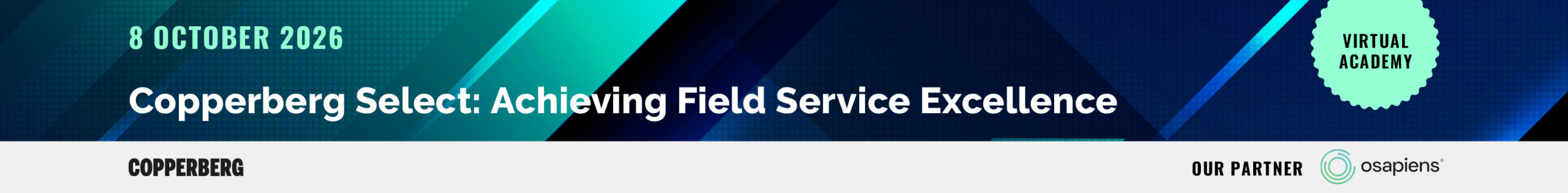 Copperberg Select: Achieving Field Service Excellence: 8 October 2026